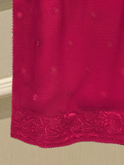 (Unstitched) 3 Piece - Pure Embroidered Cotton Net Suit S113614