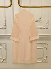 (Unstitched) 3 Piece - Pure Embroidered Cotton Net Suit S113609