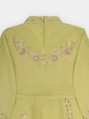 (Kid) Embroidered Cambric Suit WS010B