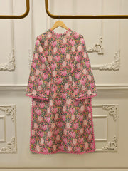 Digital Printed Cambric Shirt S114152
