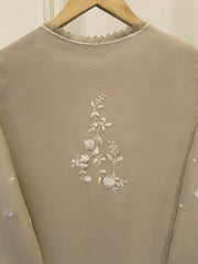 3 Piece - Pure Embroidered Cotton Net Suit S114170