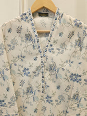 Digital Printed Cambric Shirt S114243
