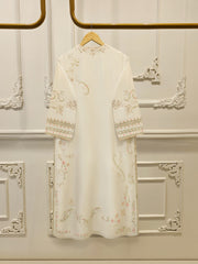 3 Piece- Pure Sheesha Silk Embroidered Suit S114251