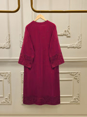 3 Piece - Pure Embroidered Cotton Net Suit S114304