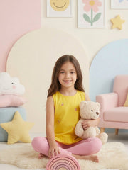 (Kids) 2 Piece - Embroidered Cambric Suit KD-031