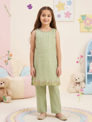 (Kids) 2 Piece - Pure Cotton Net Suit KD-094