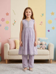 (Kids) - 2 Piece Digital Printed Lawn Suit FKD-041