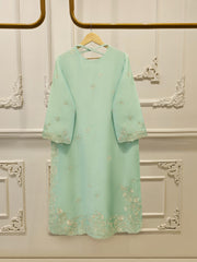 2 Piece- Pure Sheesha Silk Embroidered Suit S114577