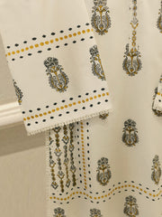 2 Piece - hand block print Cambric Suit S114324