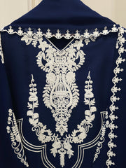 3 Piece - Pure Embroidered Korean Silk Suit S114670