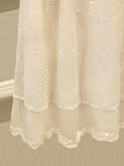 2 Piece - Pure Embroidered Cotton Net Suit S114797