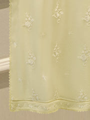 2 Piece - Pure Embroidered Cotton Net Suit S114821