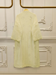 2 Piece - Pure Embroidered Cotton Net Suit S114821