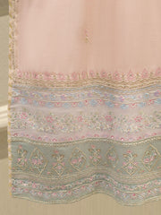 3 Piece - Embroidered Kora Cotton Suit WS00341