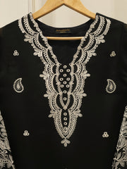 2 Piece - Embroidered Cotton Net Suit S114885