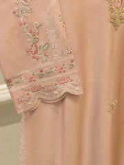 3 Piece- Pure Shisha Silk Embroidered Suit S114921