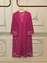 2 Piece - Embroidered Cambric Suit S114941