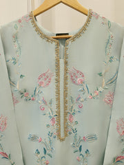Pure Shisha Silk Embroidered Shirt S11456