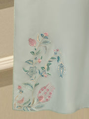 Pure Shisha Silk Embroidered Shirt S11456