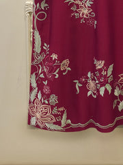 Pure Khaddi Silk Embroidered Shirt S113205