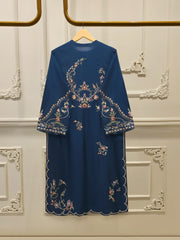 3 Piece - Pure Khaddi Silk Embroidered Suit S115040