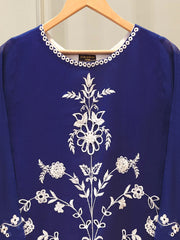 Pure Embroidered Cotton Net Shirt-S113268