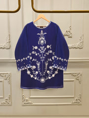 Pure Embroidered Cotton Net Shirt-S113268