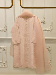 3 Piece- Pure Shisha Silk Embroidered Suit S115122