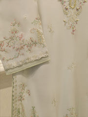 3 Piece- Pure Shisha Silk Embroidered Suit S115118