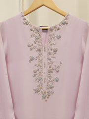 2 Piece- Pure Sheesha Silk Embroidered Suit S115130