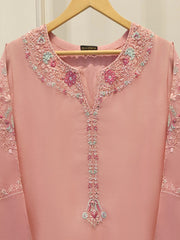 Pure Organza Embroidered Shirt S114689
