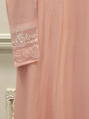 2 Piece - Pure Embroidered Cotton Net Suit S111975