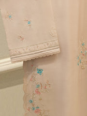 3 Piece - Pure Khaddi Silk Embroidered Suit S115379