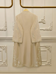 3 Piece- Pure Korean Silk Embroidered Suit S115400