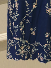 3 Piece - Pure Khaddi Silk Embroidered Suit S115550