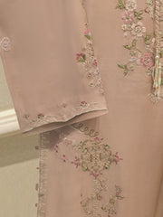 Pure Embroidered Sheesha Silk Shirt S115548