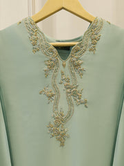 2 Piece- Pure Sheesha Silk Embroidered Suit S115577