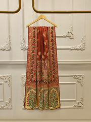 3 Piece- Pure Korean Silk Embroidered Suit S115570
