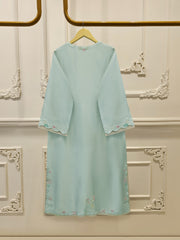 3 Piece- Pure Sheesha Silk Embroidered Suit S115618