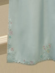 3 Piece- Pure Sheesha Silk Embroidered Suit S115618