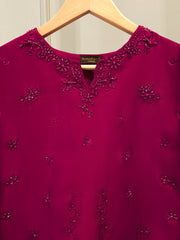 2 Piece- Pure Sheesha Silk Embroidered Suit S115622