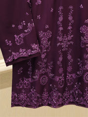 2 Piece- Pure Sheesha Silk Embroidered Suit S115659
