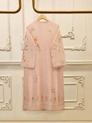 3 Piece - Pure Khaddi Silk Embroidered Suit S115694
