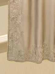 3 Piece- Pure Sheesha Silk Embroidered Suit S115702