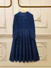 3 Piece - Pure Khaddi Silk Embroidered Suit S115707
