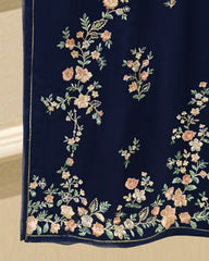 3 Piece - Pure Embroidered Chiffon Suit S115741