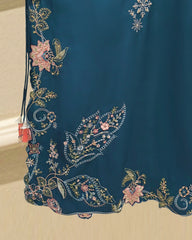 3 Piece - Pure Khaddi Silk Embroidered MTO0009 (Made to Order)