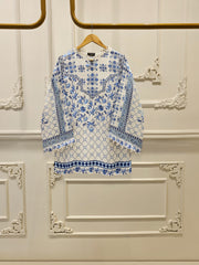 2 Piece- Printed Silk Co-ord Set S111737