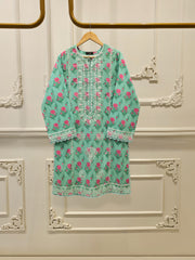 Digital Printed Embroidered Lawn Shirt S111740
