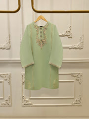 2 Piece- Pure Embroidered Sheesha Silk Suit S111801
